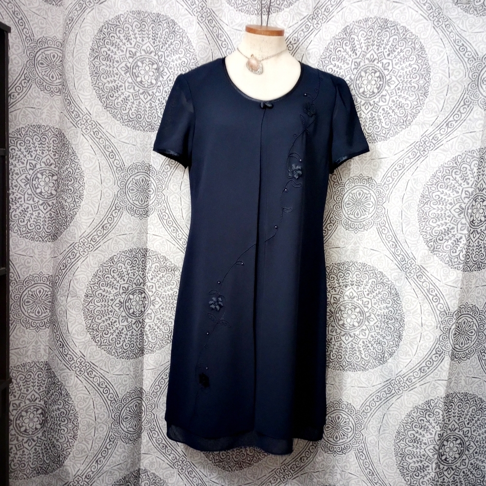 Liz Baker Dress Navy Size 10